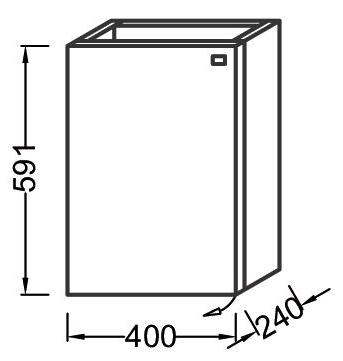 Тумба под раковину 40 см Jacob Delafon Pop Laminar EB285-F26 фиолетовый Тумба под раковину 40 см Jacob Delafon Pop Laminar EB285-F26 фиолетовый