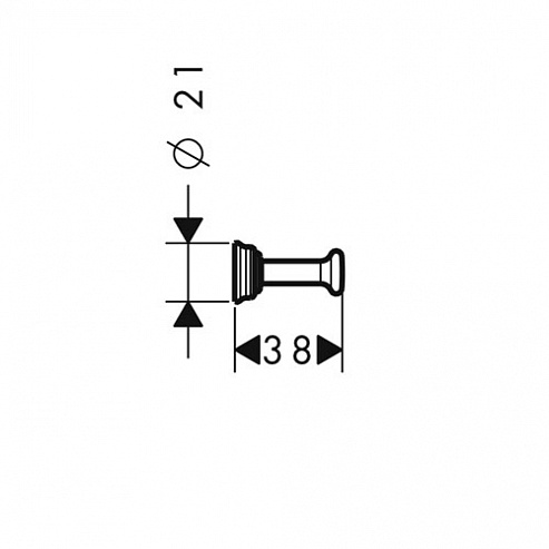 Крючок Axor Montreux 42137000 Крючок Axor Montreux 42137000