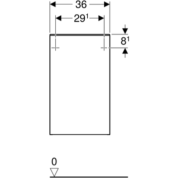 Шкаф Geberit Smyle Square 500.360.JR.1, пекан Шкаф Geberit Smyle Square 500.360.JR.1, пекан