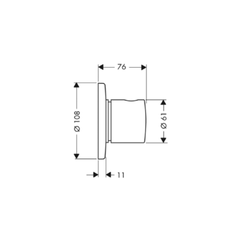 Переключатель Axor Uno-2 38933000 Переключатель Axor Uno-2 38933000