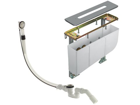 Монтажный блок для установки смесителя на борт ванны/плитки